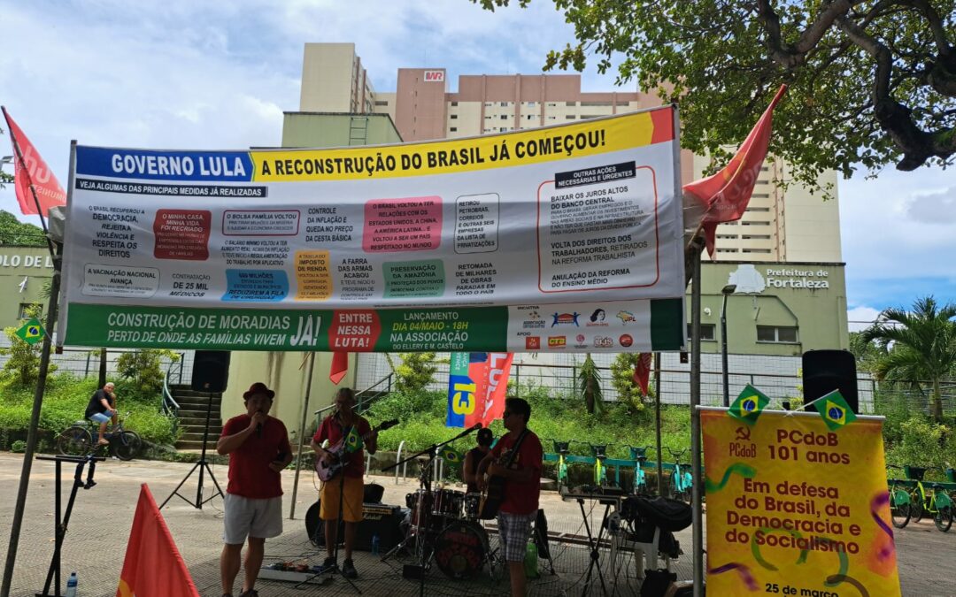 Fortaleza: Distrital da Barra comemora os 101 anos do PCdoB